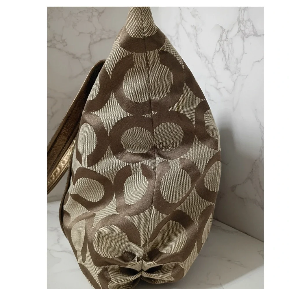 COACH Vintage Poppy Op Art Glam Tote